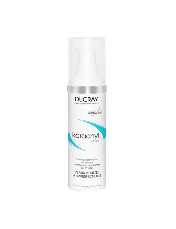 Ducray Keracnyl Serum Ορός Προσώπου Ειδικά Σχεδιασμένος για την Καθημερινή Φροντίδα του Δέρματος της Ενήλικης Γυναίκας με Ακμή, 30ml