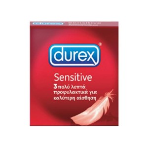 Durex Sensitive Προφυλακτικά 3 τμχ