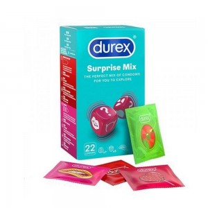 Durex Surprise Mix 22τεμ (Προφυλακτικά 4 ειδών)