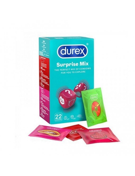 Durex Surprise Mix 22τεμ (Προφυλακτικά 4 ειδών)