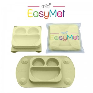 Mini Easymat Mini- Πιατο/Σουπλα σιλικονης με βεντουζες και καπακι