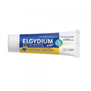 Elgydium Kids Banana Οδοντόκρεμα 500ppm Ιόντων Φθορίου για Παιδιά με γεύση Μπανάνα, 50ml