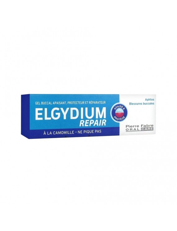 Elgydium Repair Gel 15ml (Επανορθωτική Στοματική Γέλη με Χαμομήλι για Έλκη & Ερεθισμούς)