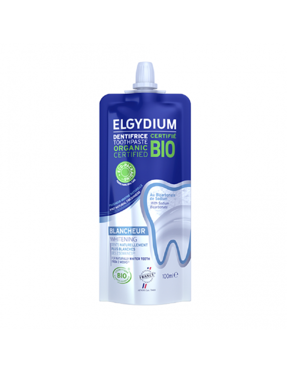 Elgydium Organic Whitening Oδοντόκρεμα Λεύκανσης σε Ανακυκλώσιμη Συσκευασία, 100ml