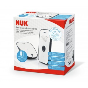 Nuk Eco Control Audio 500 Ψηφιακή Ενδοεπικοινωνία Babyphone με Λειτουργία Eco - Mode (10256438)