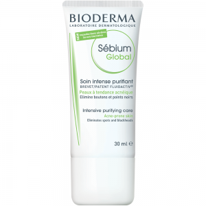 Bioderma Sebium Global Kρέμα για Εντατική Δερματολογικη Θεραπεία για Δέρμα με Ακμή & Σοβαρές Ατέλειες, 30ml