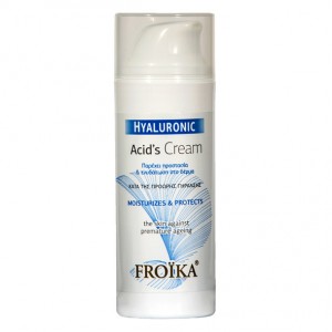 Froika, Hyaluronic, Acid's Cream, Ενυδατική Προσώπου Κατά της Πρόωρης Γήρανσης, 50ml 