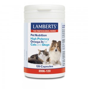 Lamberts Pet Nutrition High Potency Omega 3 for Cats & Dogs 120caps