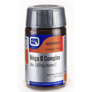Quest MEGA B Complex plus 1000mg vitamin C 60CAPS