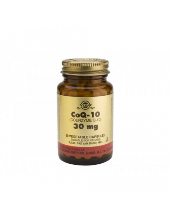 Solgar Coenzyme Q10 30mg 60 Vegetable Capsules