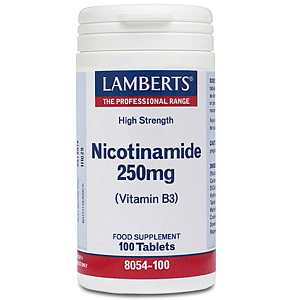 LAMBERTS Nicotinamide 250mg 100tabl (B3)