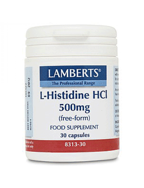 Lamberts L-Histidine HCI 500 mg 30caps