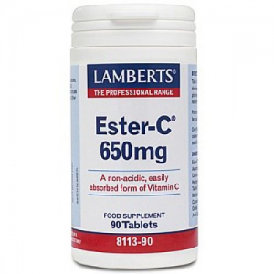 Lamberts Ester C 650mg, 90 Tablets