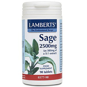 Lamberts Sage 2500mg 90 Ταμπλέτες