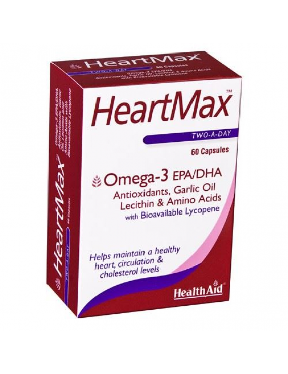Health Aid HeartMax Δυνατή Καρδιά, 60 Capsules