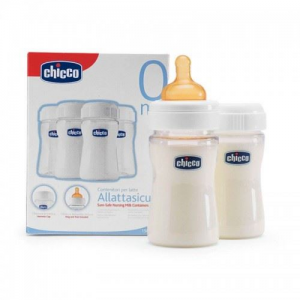 Chicco Μπουκάλια Διατήρησης Μητρικού Γάλακτος Sure Safe 0%BPA (4 Δοχεία, 150ml) 