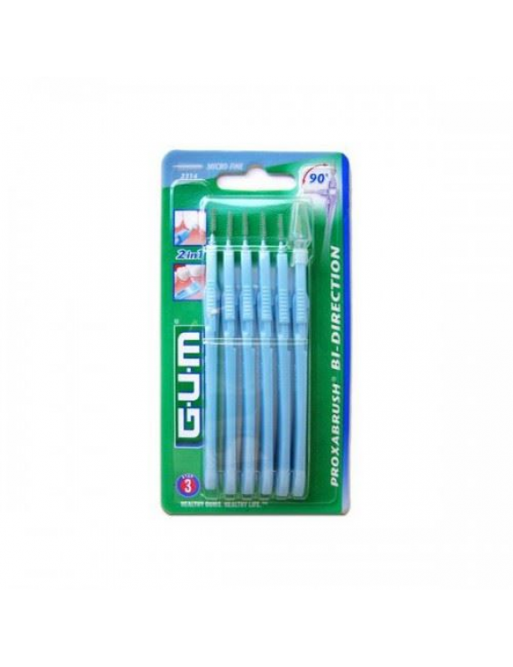 Gum Bi-Direction Micro-Fine 0-9 (2314) Μεσοδόντια βουρτσάκια για Αποτελεσματική Αφαίρεση της Πλάκας