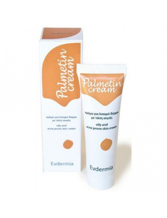 Evdermia Palmetin Cream για  Λιπαρο Δερμα με ταση Ακμης 30ml