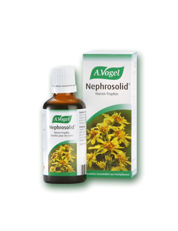 A.Vogel Nephrosolid,βάμμα από φρέσκα σολιτάγκο,ασημένια σημύδα,ονωνίδα και ιππουρίδα,50 ml
