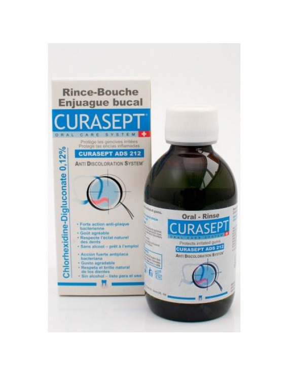 CURASEPT ADS 212 Στοματικό διάλυμα χλωρεξιδίνης 0.12% , 200ml