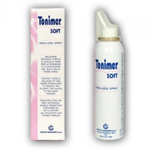 Tonimer Spray  Soft Αποστειρωμενο Ισοτονο Διαλυμα Θαλασσινου νερου 125ml