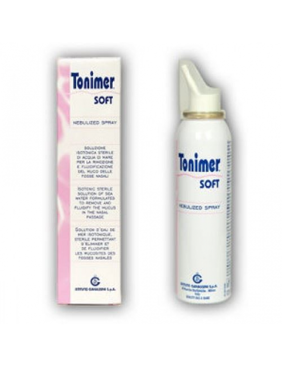 Tonimer Spray  Soft Αποστειρωμενο Ισοτονο Διαλυμα Θαλασσινου νερου 125ml