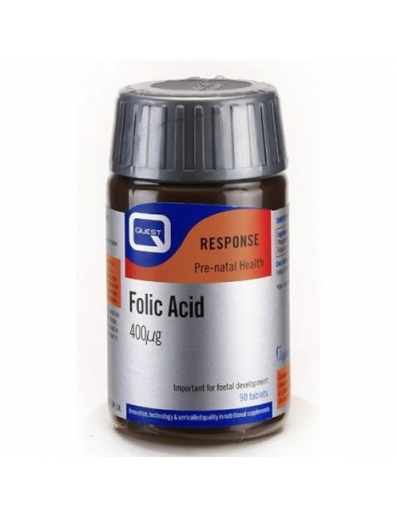 QUEST Folic Acid 400mg, 90 tabs