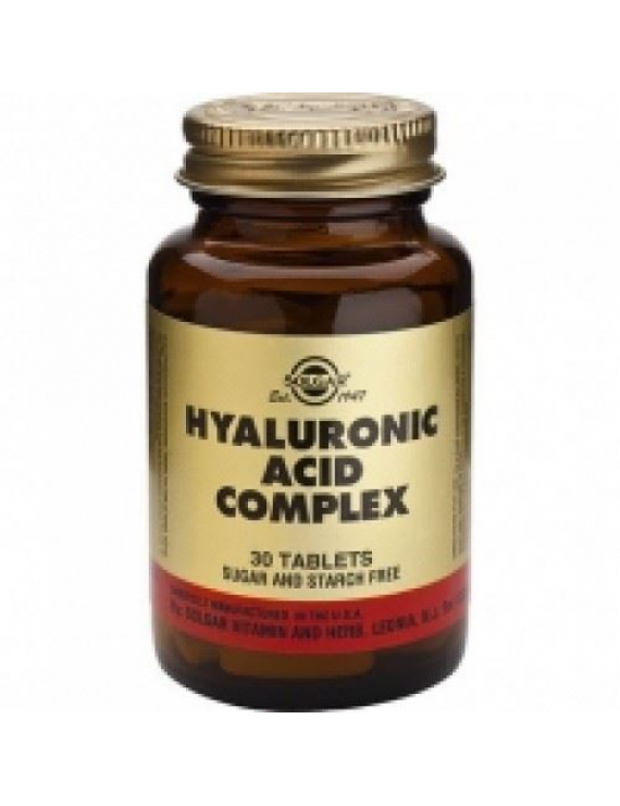 Solgar Hyaluronic Acid Complex Σύμπλεγμα με Υαλουρονικό Οξύ και Κολλαγόνο 30Tab