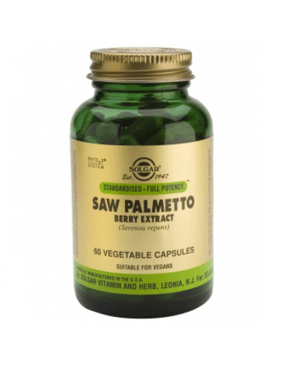 Solgar Saw Palmetto Berry Extract , 60 Vegetable Capsules