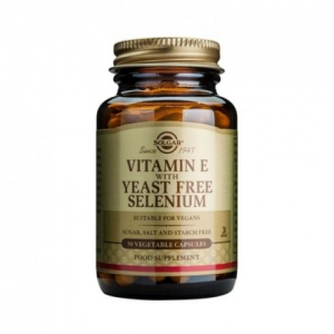 Solgar Vitamin E with Yeast Free Selenium 50 veg.tabl