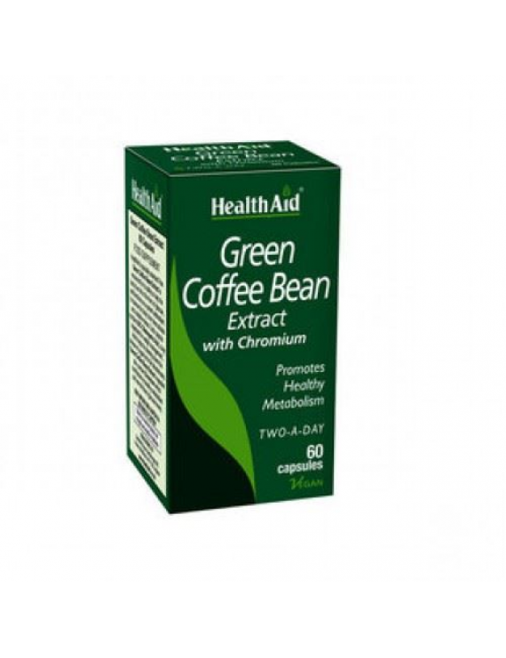 Health Aid Green Coffee Bean Extract with Chromium - 60caps
