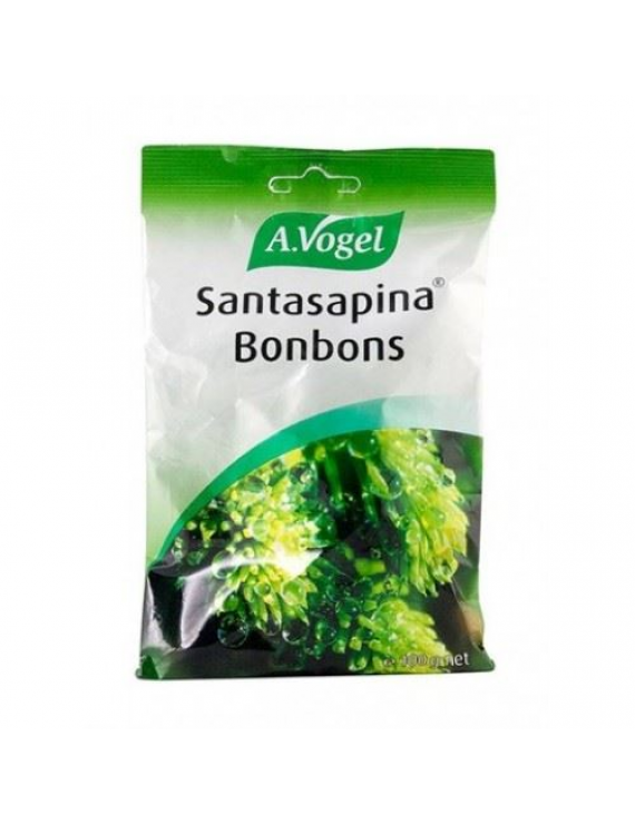 A.Vogel Santasapina Bonbons (Γεμιστές Καραμέλες με Άγριο Έλατο για Πονόλαιμο) 100gr