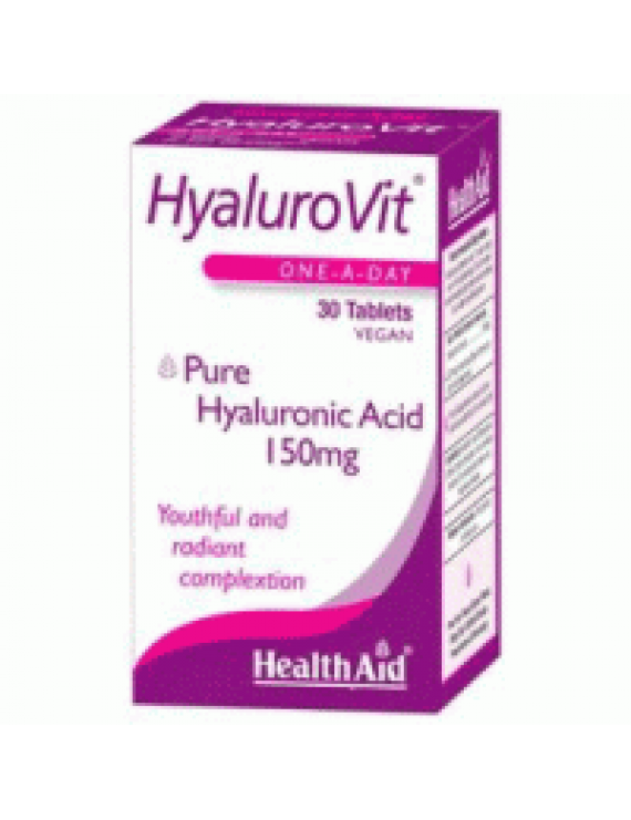 Health Aid Hyalurovit Υαλουρονικό Οξύ 30 Tablets