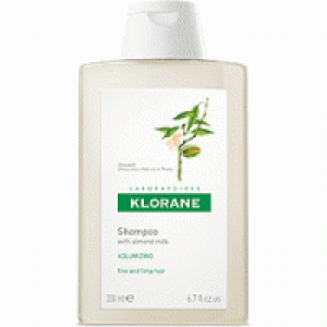Klorane Shampoo Lait D Amande Σαμπουάν με γαλάκτωμα αμυγδάλου για λεπτά μαλλιά που χρειάζονται όγκο 200ml