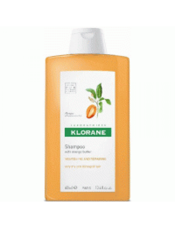 Klorane Shampoo Beurre De Mangue Σαμπουάν με βούτυρο από Μάνγκο για ξηρά - ταλαιπωρημένα μαλλιά 400ml