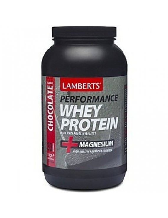 Lamberts Whey protein isolate Chocolate Πρωτεΐνη με γεύση σοκολάτα σε σκόνη 1000gr