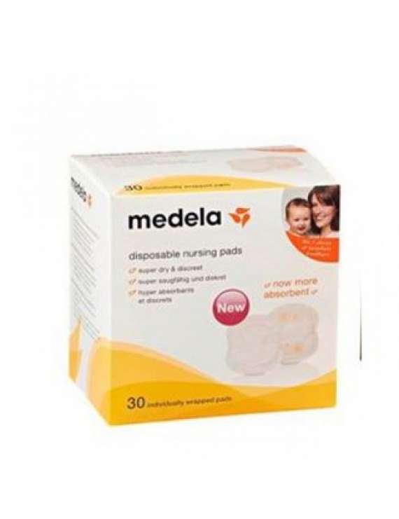 Medela Disposable Bra Pads Επιθέματα μιας χρήσης για στηθόδεσμο (30τεμ)