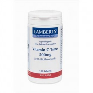 Lamberts Vitamin C-500mg Time Release 100tabl