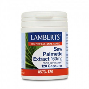 Lamberts Saw Palmetto Extract 160mg Συμπλήρωμα για την Υγεία του Προστάτη στος Άνδρες ή Ρύθμιση των Γυναικείων Ορμονών 120 Capsules