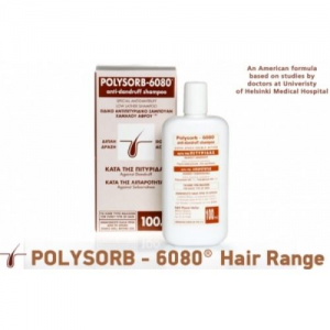 Polysorb-6080 Anti-Darduff  Shampoo Κατα της Πιτυριδας & Λιπαροτητας 100ml