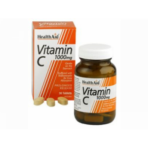 Health Aid Vitamin C 1000mg 30 tabs Βραδείας Αποδέσμευσης