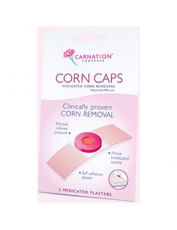 Carnation Corn Caps Επιθεματα Αφαιρεσης Καλων με Σαλικυλικο 5 τμχ