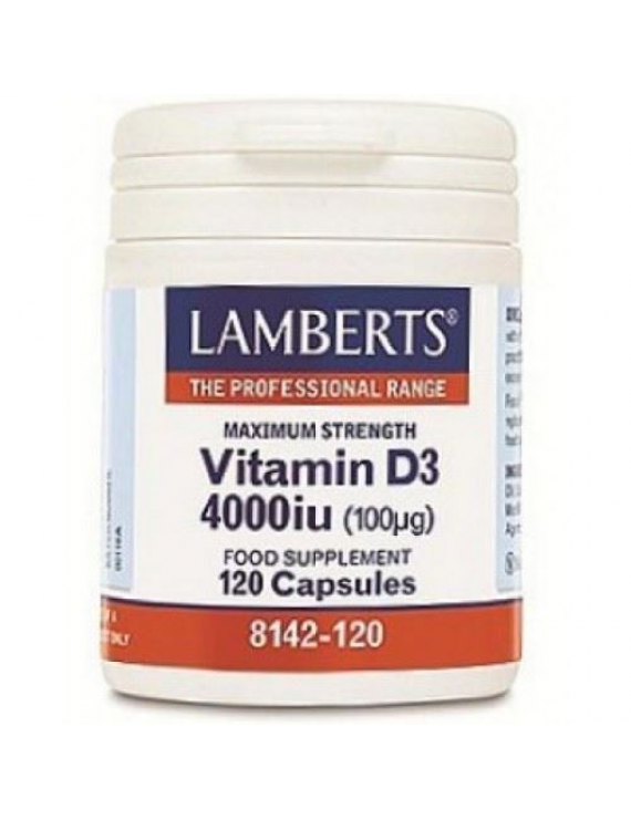 Lamberts Vitamin D3 4000 IU 120 tabs