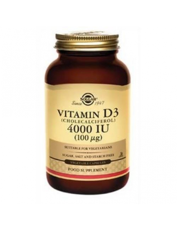 Solgar Vitamin D3 4000iu 60 κάψουλες