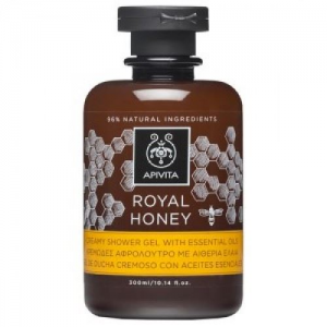 APIVITA  ROYAL HONEY Cream Shower Gel with Essential Oils - 300ml 