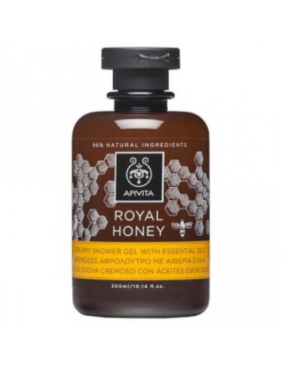 APIVITA  ROYAL HONEY Cream Shower Gel with Essential Oils - 300ml 