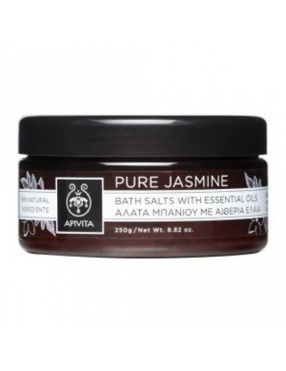 APIVITA  PURE JASMINE Bath Salts with Essential Oils - 250gr