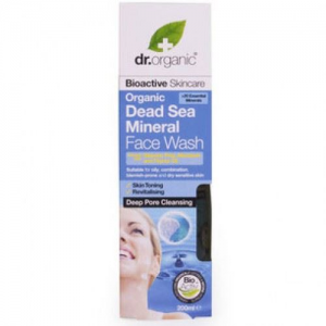Dr.Organic Organic Dead Sea Mineral Face Wash Καθαρισμός Προσώπου 200ml