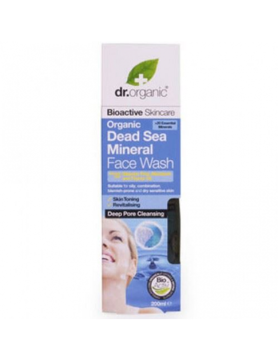 Dr.Organic Organic Dead Sea Mineral Face Wash Καθαρισμός Προσώπου 200ml