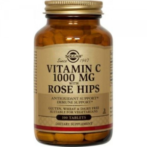 Solgar Vitamin C with Rose Hips 1000mg 100 tabs